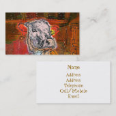 牛 名刺 (正面/裏面)