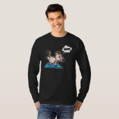 牛+子牛+ヨガ+ポーズ+スポーツ+体操+オーム+ハートビート Tシャツ (正面フル)
