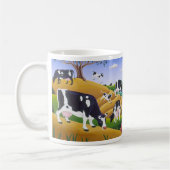 牛、牛、牛 コーヒーマグカップ (左)