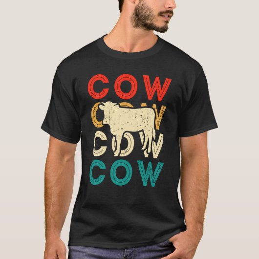 牛 牛 牛 牛 Tシャツ (正面)