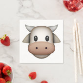 牛 – 絵文字 スタンダードカクテルナプキン (インサイチュ)