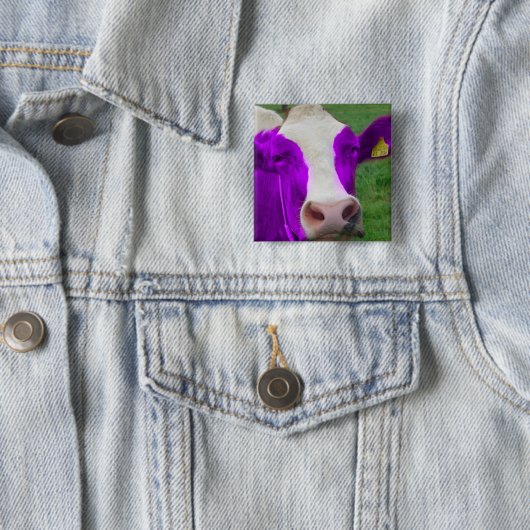 牛 缶バッジ (インサイチュ)