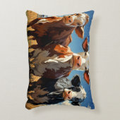 牛#1 アクセントクッション (正面(垂直))