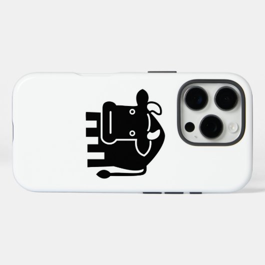 牛 Case-Mate iPhoneケース (裏面 (横))