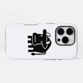 牛 iPhoneケース (裏面横)