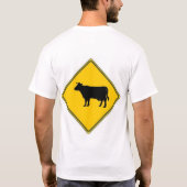 牛 Tシャツ (裏面)