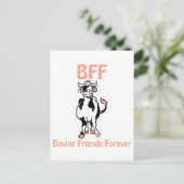 牛BFFポストカード ポストカード (スタンド正面)