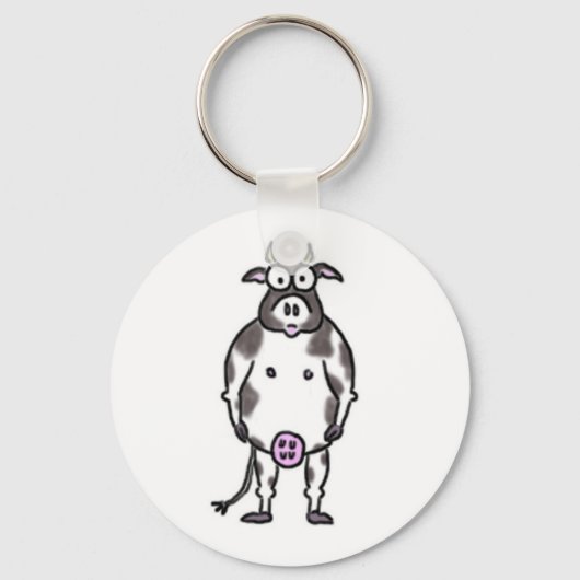 牛Keychain キーホルダー (正面)