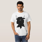 、牛moggy、ウシ牛、闘牛、corrida、角 tシャツ (正面フル)