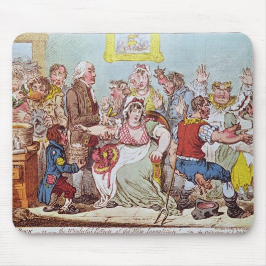 牛Pockかすばらしい効果 マウスパッド (正面)