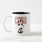 牛Tシャツおよびギフト ツートーンマグカップ (左)