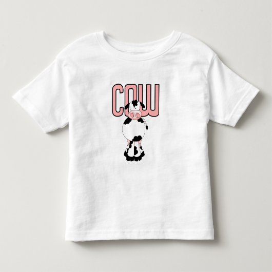 牛Tシャツおよびギフト トドラーTシャツ (正面)