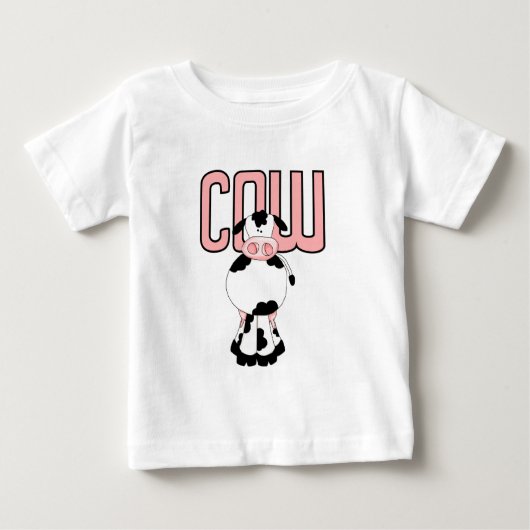 牛Tシャツおよびギフト ベビーTシャツ (正面)
