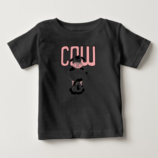 牛Tシャツおよびギフト ベビーTシャツ (正面)