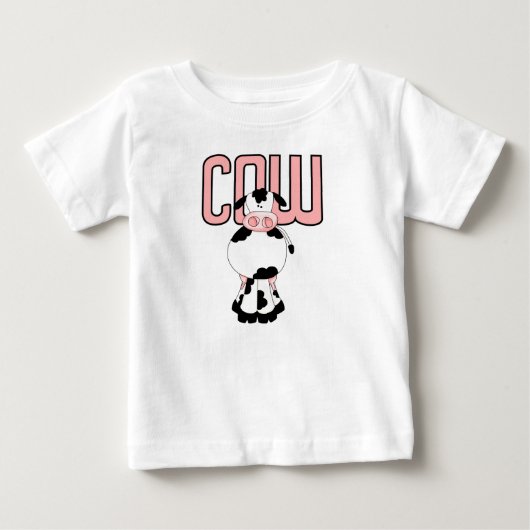 牛Tシャツおよびギフト ベビーTシャツ (正面)