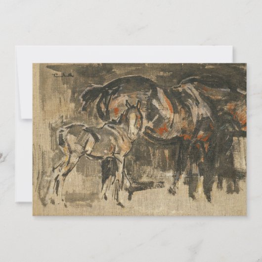 牝馬と子馬 | ジョセフ・クローホール (正面)