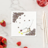 牝鶏が鳴く スタンダードカクテルナプキン (インサイチュ)