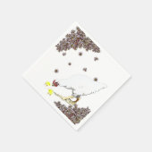 牝鶏が鳴く スタンダードカクテルナプキン (角)