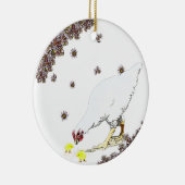 牝鶏が鳴く セラミックオーナメント (右)