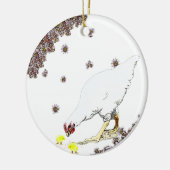 牝鶏が鳴く セラミックオーナメント (左)