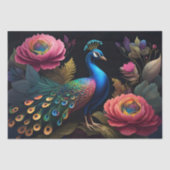 牡丹かわいらしの孔雀のように 薄葉紙 (正面)