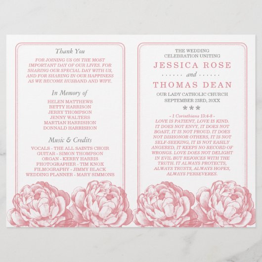 牡丹かわいらしフローラ結婚コレクション (正面)