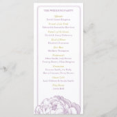 牡丹かわいらしフローラ結婚コレクション プログラム (裏面)