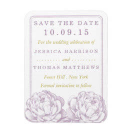 牡丹かわいらしフローラ結婚コレクション マグネット