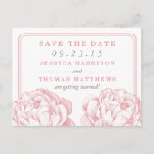 牡丹かわいらしフローラ結婚コレクション 案内ポストカード (正面)