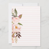 牡丹かわいらし園花カップル赤ちゃんシャワー 招待状