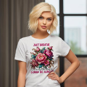 牡丹が息を吸う Tシャツ