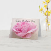 牡丹が母の日を閉じる カード (黄色い花)