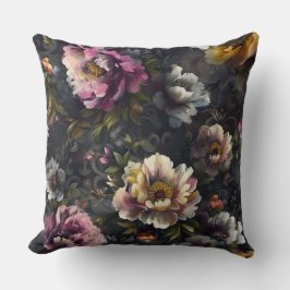 牡丹きらめくノエル植物学 クッション