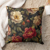 牡丹きらめくノエル植物学 クッション (ブランケット)