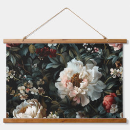 牡丹きらめくノエル植物学 吊り下げ型タペストリー