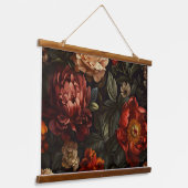 牡丹きらめくノエル植物学 吊り下げ型タペストリー (傾斜あり)
