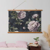 牡丹きらめくノエル植物学 吊り下げ型タペストリー (寝室)