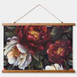 牡丹きらめくノエル植物学 吊り下げ型タペストリー