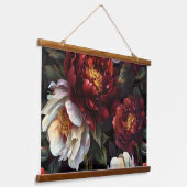 牡丹きらめくノエル植物学 吊り下げ型タペストリー (傾斜あり)