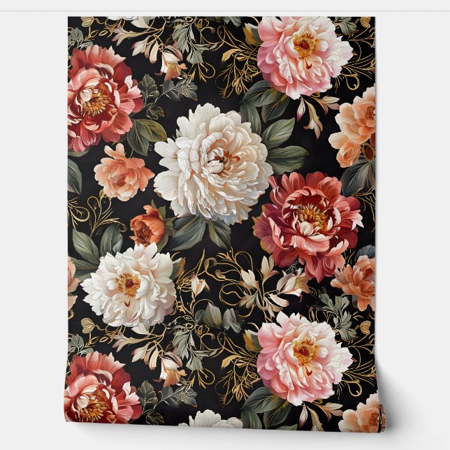 牡丹きらめくノエル植物学 壁紙 (ほどく)