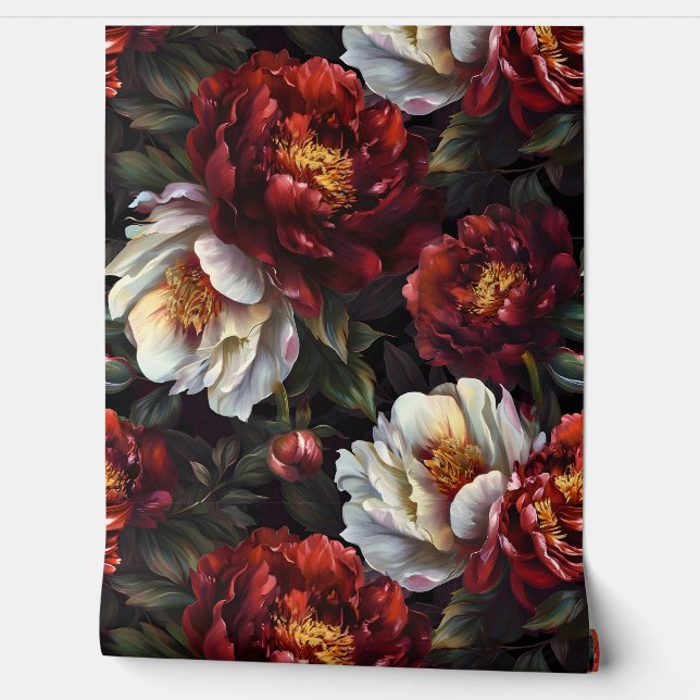 牡丹きらめくノエル植物学 壁紙 (ほどく)