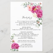 牡丹とバラユーカリ緑 (裏面)