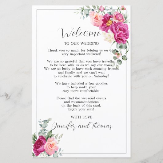 牡丹とバラユーカリ緑 (正面)