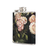 牡丹とバラ付きボウル – ゴッホ フラスク (左)