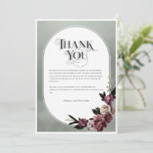 牡丹とバラ サンキューカード (スタンド正面)