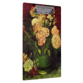 牡丹とバラ、ビンセント・ヴァン・ゴッホとボウル。 クリップボード (右)