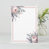 牡丹とラベンダー 招待状 (スタンド正面)