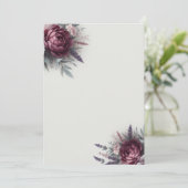 牡丹とラベンダー 招待状 (スタンド正面)