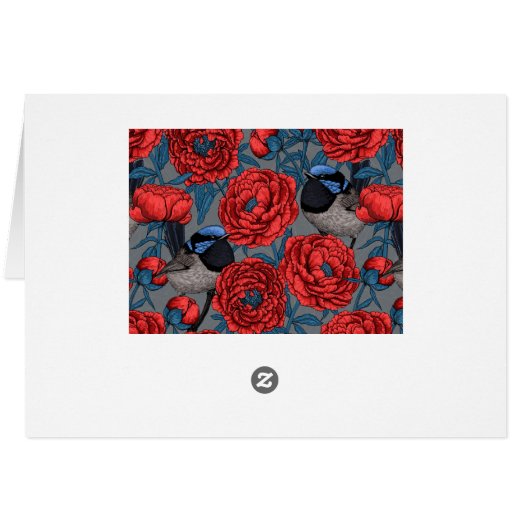 牡丹とレンチ (裏面横)