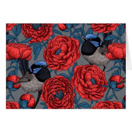 牡丹とレンチ (正面横)